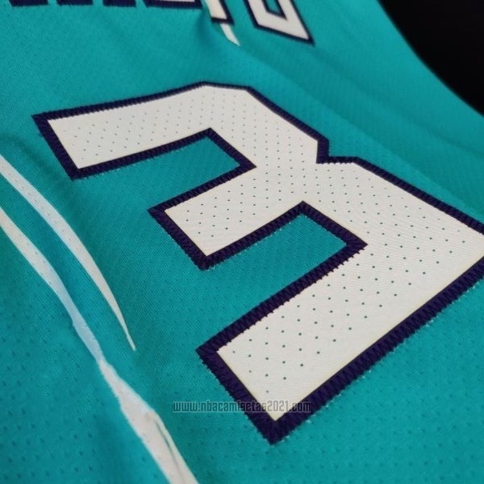 Camiseta Charlotte Hornets Terry Rozier III #3 Icon Autentico 2020-21 Verde